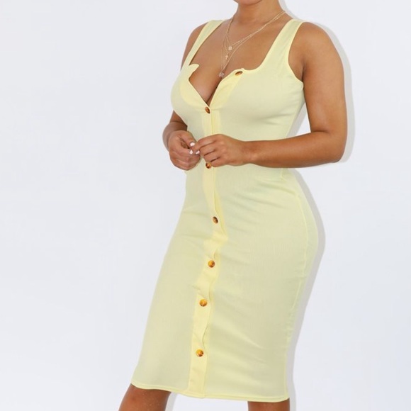 Pastel Lemon Dress - Picture 1 of 1
